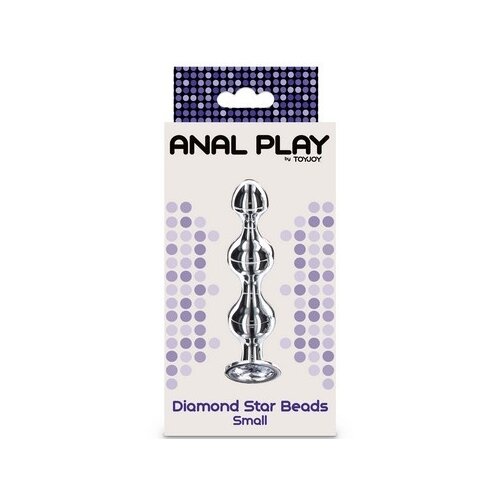 Analni metalni plug | Diamond Star Small Slike