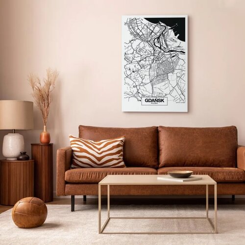  Slika - City Plan: Gdansk (1 Part) Vertical 60x90 Standard Slike