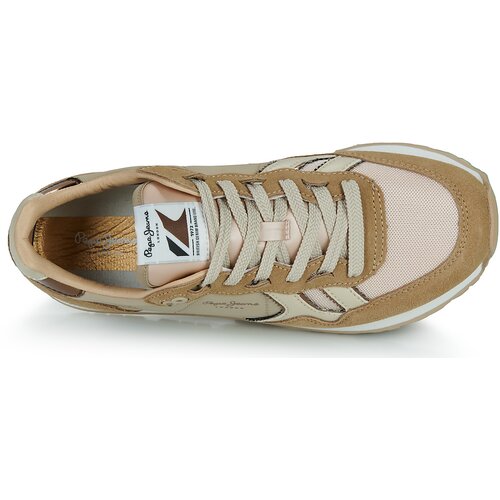 PepeJeans Nizke superge BRIT MIRROR W Bež Slike