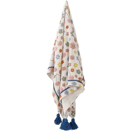 Bloomingville Mini Deka za bebe od recikliranog pamuka 130x160 cm Cherry &amp;ndash; Slike