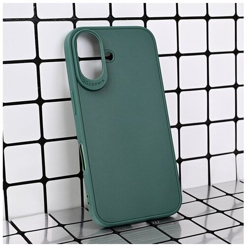 Maska za iPhone 16 61 3D Camera tamno zelena Slike