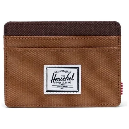 Herschel Denarnice Charlie Eco Cardholder - Rubber/Chicory Coffee Kostanjeva