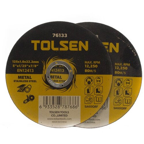 Tolsen Brusno rezna ploča 125x1x22 mm Cene