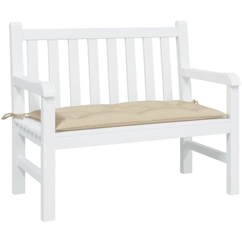  The Living Store Blazina za vrtno klop bež 100x50x7 cm oxford tkanina - Blazina Za Vrtno Klop, (21440400) Cene