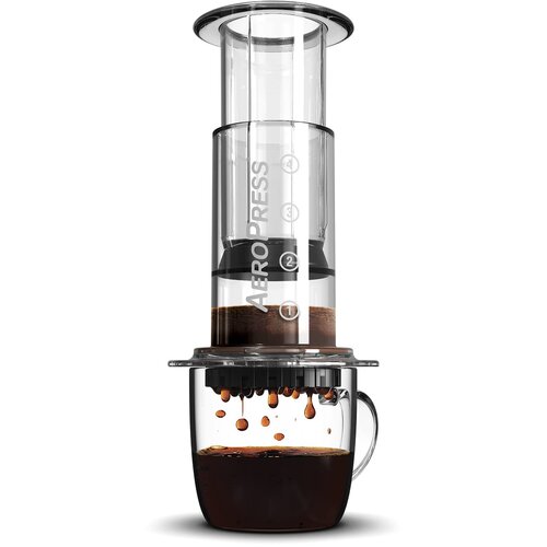 Aeropress Prijenosni Aparat za Kavu Aeropress Clear Providan Tritan 250 ml Slike