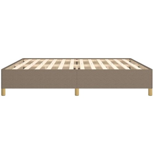  Okvir Za krevet smeđesivi 200x200 cm od tkanine Slike