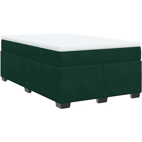 Box spring krevet s madracem tamnozeleni 120x200 cm bar&amp;scaron;unasti Slike