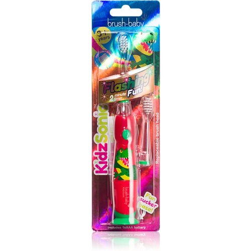 Brush Baby KidzSonic Dinosaur električna zobna ščetka + nadomestna glava 1 kos Cene
