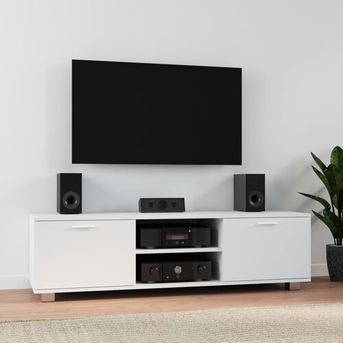 VidaXL TV ormarić bijeli 140x40 5x35 cm od konstruiranog drva Slike