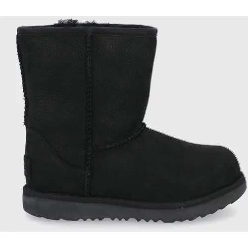 Ugg Dječje cipele za snijeg od brušene kože boja: crna