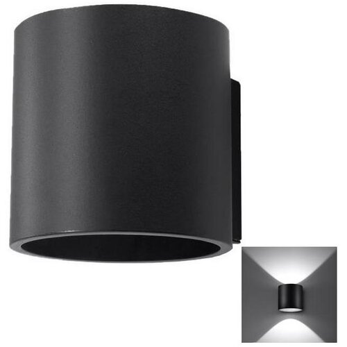 Sollux SL.0048 - zidno svetlo orbis 1 1xG9/40W/230V crna Cene