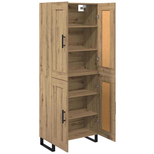  Highboard 2 kom. Umjetnički hrast 69,5 x 34 x 180 cm Slike