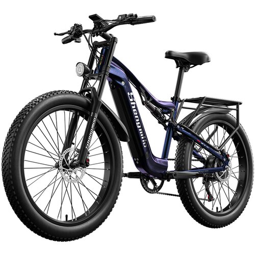 Shengmilo električno kolo MX03 1000W motor 48V17.5Ah skrita baterija 26*3.0 palčne široke pnevmatike največja hitrost 42KM/H, (21233337) Cene