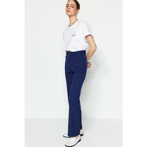 Trendyol pants - navy blue - straight Slike