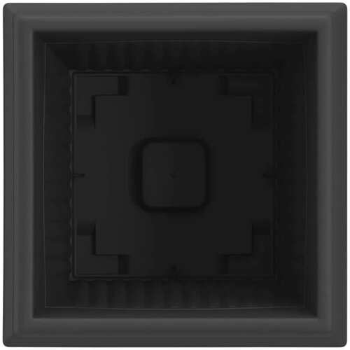  Kvadratna saksija za cvijeće 24 pcs Crna 43 x 43 x 33.5 cm - Crna 33 x 33 x 26 cm 24 Slike