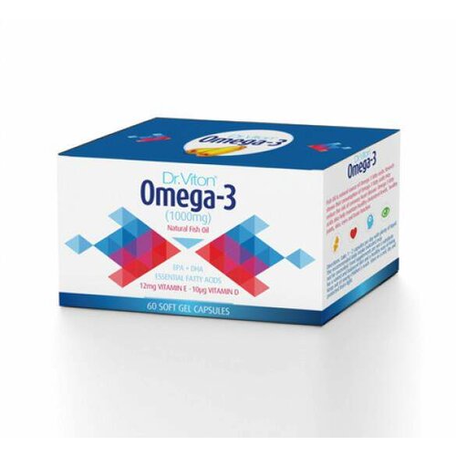 Dr Viton omega 3 + vitamin e + vitamin D3 60 kapsula Slike