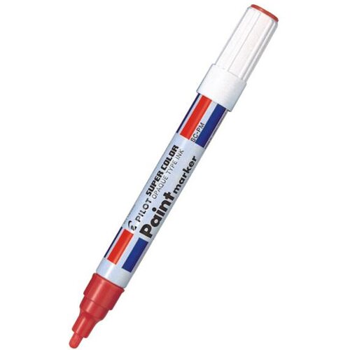 Pilot Marker Paint, vodoobstojni 2 mm, rdeč Slike