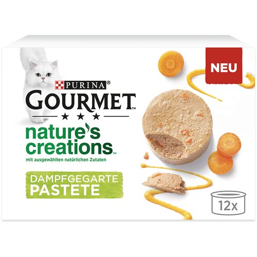 Gourmet 20 % popust na Nature's Creations mokro mačjo hrano 36 x 85 g - pašteta: Losos & zeleni stročji fižol Cene