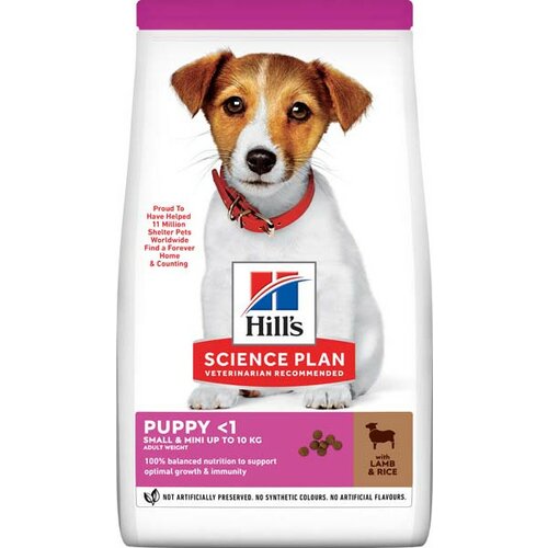 Hill’s science plan hrana za štence small & mini puppy jagnjetina 3kg Slike