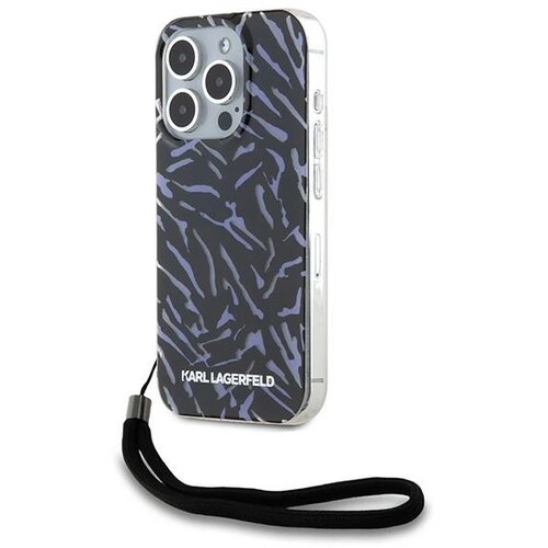 Karl Lagerfeld OVITEK ZEBRA Z VRVICO ZA IPHONE 15 PRO MAX VIJOLIČEN, (21897172) Cene