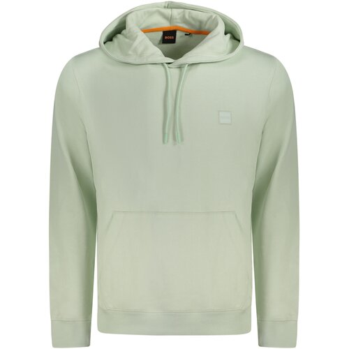 Boss SWEATSHIRT WITHOUT ZIP MEN GREEN Slike