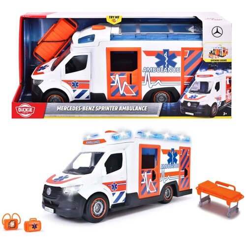 Simba Toys Mercedes-Benz Sprinter vozilo hitne pomoći s svjetlom i zvukom 35 cm - Dickie Toys Slike