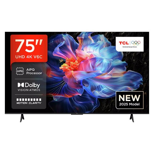 Tcl 75&Prime;V6C 4K TV Google OS HDR10 HVA Panel Motion Clarity Dolby Audio, AiPQ Processor, Cijene