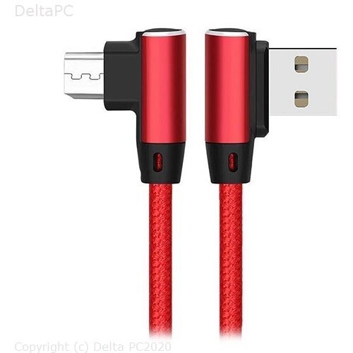 SLINK Swapp SW-C555 Micro USB kabel 1m 3A L profil crveni Cijene