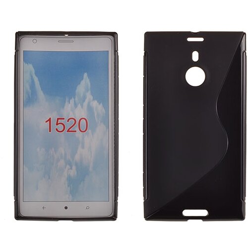  S silikonski ovitek Nokia LUMIA 1520 črn Slike