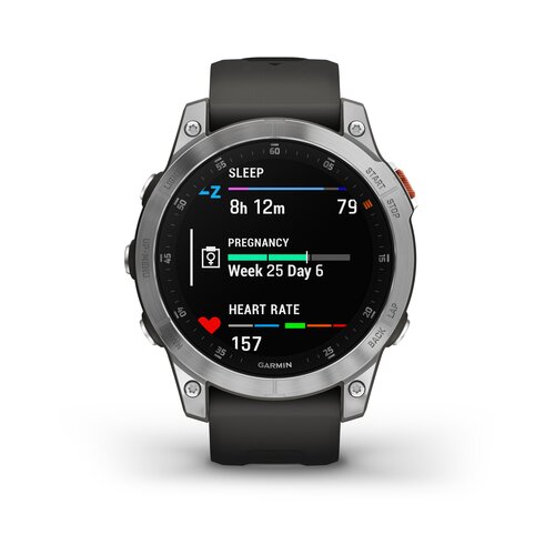 Garmin &amp;scaron;portna ura epix gen 2 silver antracitno siva Slike