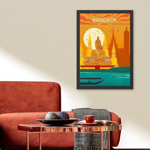 Wallity uramljena slika bangkok 2, 55x75 cm Cene