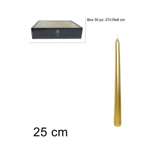  SVIJEĆA LAMINIRANA 25 CM ZLATNA Slike