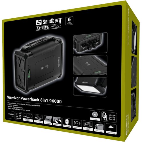 Sandberg Survivor Powerbank 8v1 96000 Slike