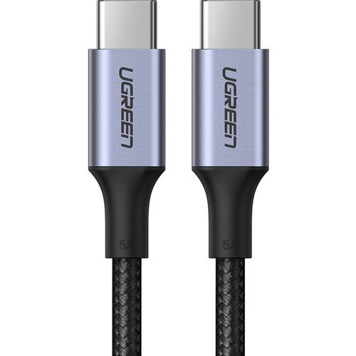 Ugreen USB-C - USB-C Power Delivery Quick Charge kabel 1m - siv, (21580757) Cene