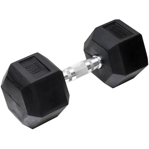 Orange Gym Šesterokotna utež 25 kg črna, (21314394) Cene