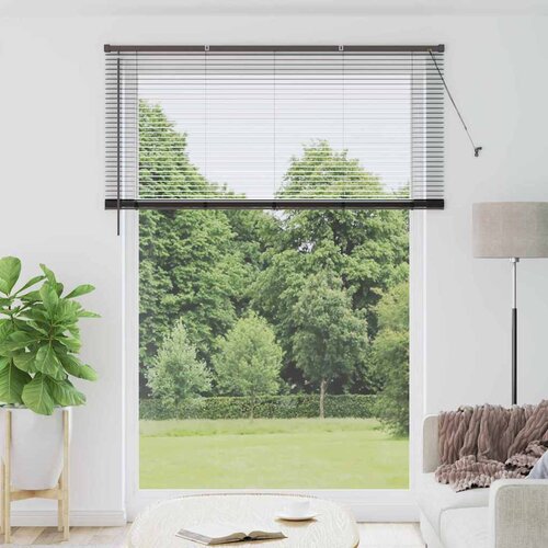 VidaXL Okenska roleta z zavesami Drugo Črna 160 x 220 cm Aluminij Slike