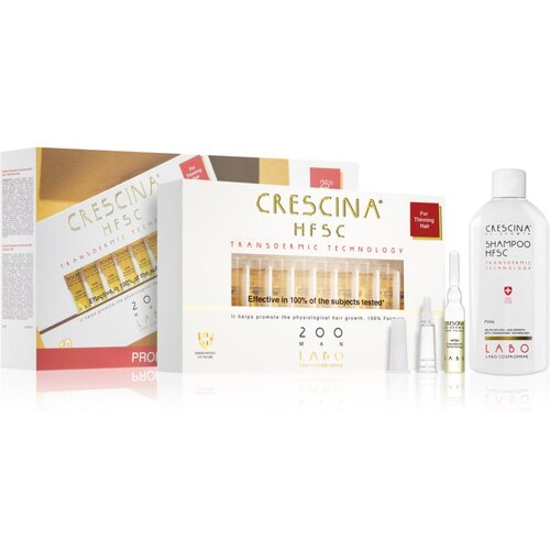 Crescina Transdermic 200 Re-Growth set za poticanje rasta kose za muškarce Cijene
