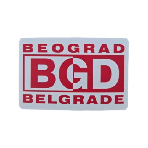  Magnet Beograd, Belo - crveni Slike