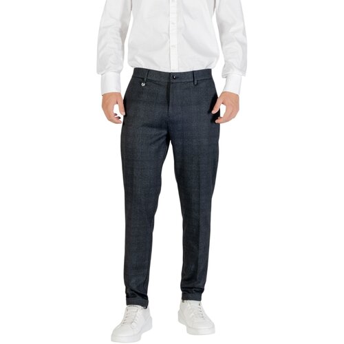 Antony Morato Elegantne hlače ASHE SUPER SKINNY FIT MMTS00037-FA140288 Modra Slike