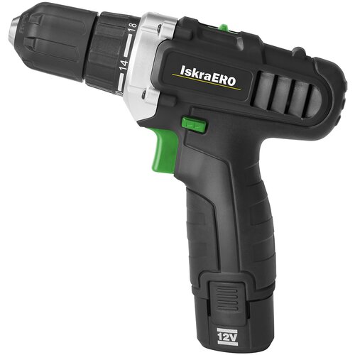 Iskra Akumulatorski vrtalnik ERO IE-CD62-120S (12 V, 1 x Li-ion baterija 1,5 Ah, 0&amp;ndash;1.500 vrt./min) Slike