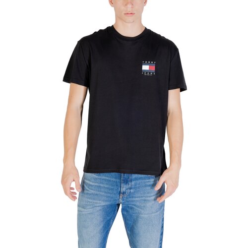 Tommy Hilfiger Polo majice dolgi rokavi TJM REG FLAG GRAPH B DM0DM21910 Črna Slike
