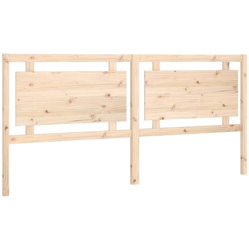 Maison Chic posteljno vzglavje - vzglavna omarica - nočna omarica 205,5x4x100 cm trdna borovina, (21704777) Slike