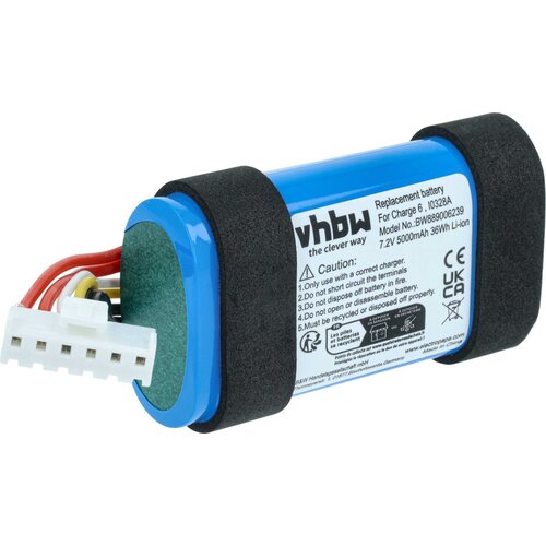 VHBW Baterija za JBL Charge 6, 5000 mAh Slike