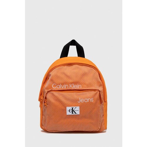 Calvin Klein Jeans Otro&amp;scaron;ki nahrbtnik oranžna barva Slike