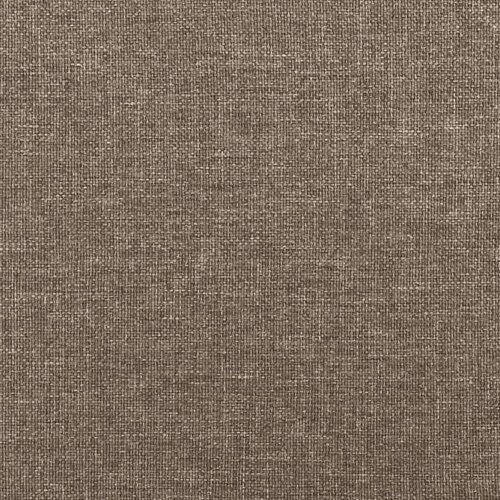 Uzglavlje s u&amp;scaron;ima smeđesivo 93x23x118/128 cm od tkanine Slike