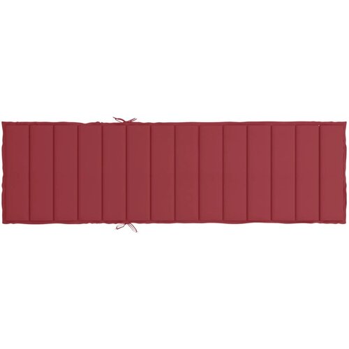  Jastuk za ležaljku boja vina 200 x 50 x 3 cm od tkanine Oxford Slike