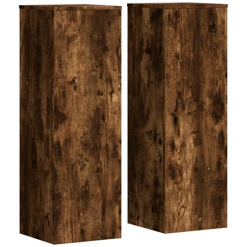 vidaXL Stalci za biljke 2 kom boja hrasta 33 x 33 x 100 cm drveni Cijene
