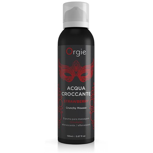 Orgie Masažna pjena Acqua Croccante - Strawberry, 150 ml Slike