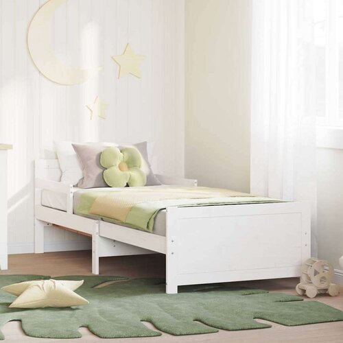 VidaXL produživi krevet za djecu other bijelo 80 x 130 / 165 / 200 cm Slike