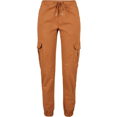 Urban Classics Women's high-waisted cargo tracksuit pants made of caramel Cene